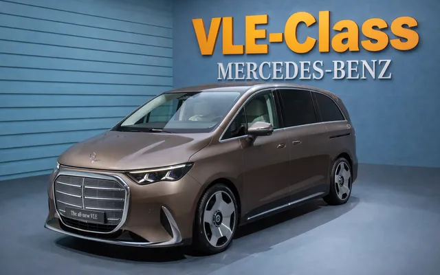 Mercedes-Benz VLE Class — новый электрический премиальный минивэн будущего