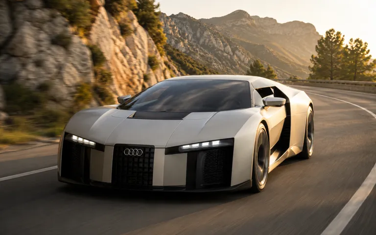Audi Nuvolari — новый гибридный суперкар Audi мощностью около 1000 л.с. Audi Nuvolari — новый гибридный суперкар Audi мощностью около 1000 л.с.