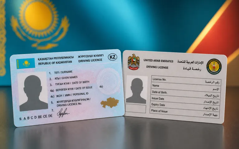 Казахстанские водительские права официально признали в ОАЭ Казахстанские водительские права официально признали в ОАЭ